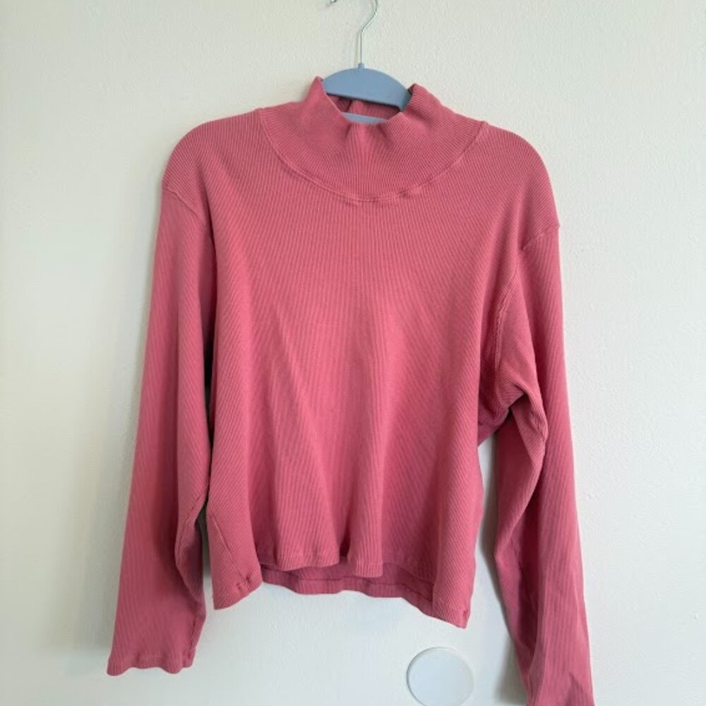 Big Bud Press Pink Long Sleeve Turtleneck 2XL